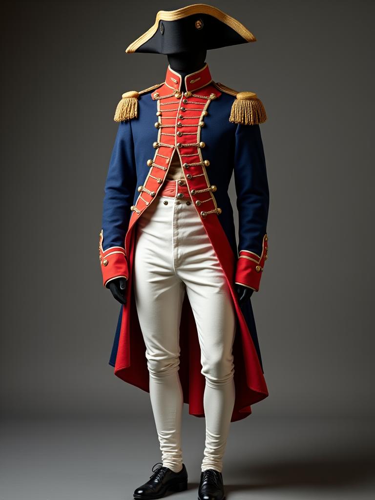 Costume napoléonien pour reconstitution historique