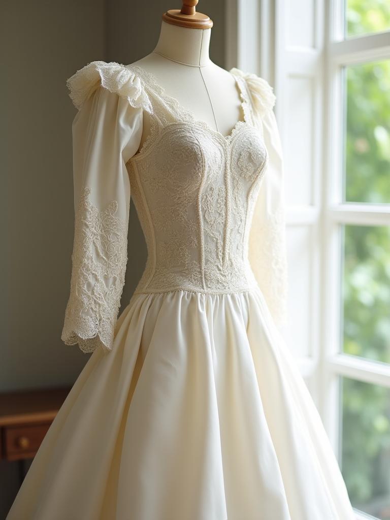 Création et restauration robe de mariée vintage