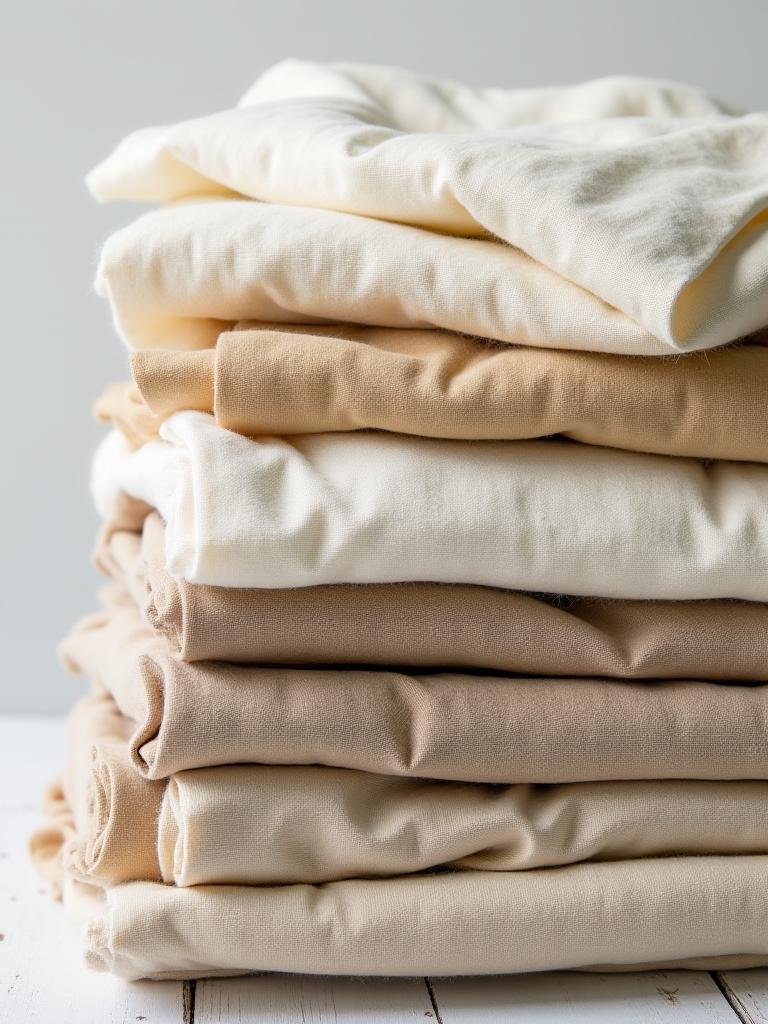 Sélection de tissus authentiques et bio-textiles durables